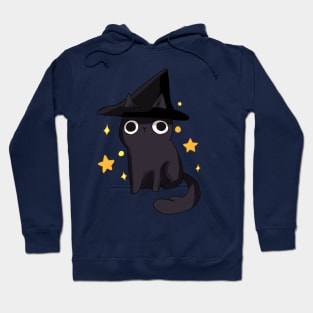 Cute wizard black cat Hoodie